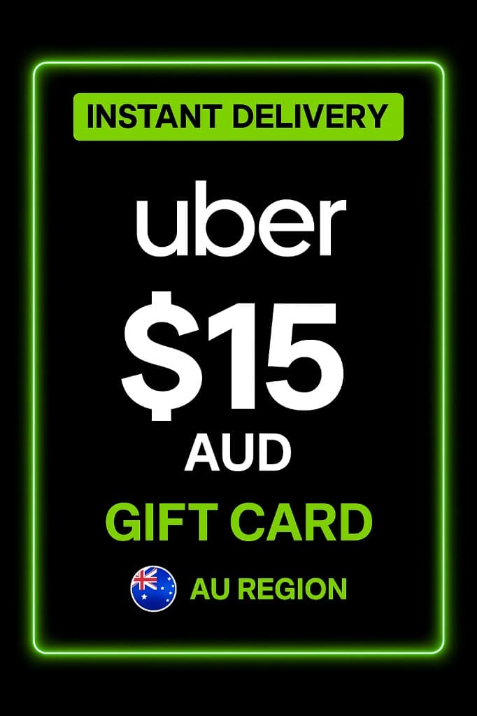 Uber poklon kartica - 15 AUD