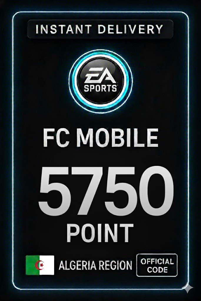 FC Mobile 5750 միավոր Նվեր Քարտ - Ալժիր