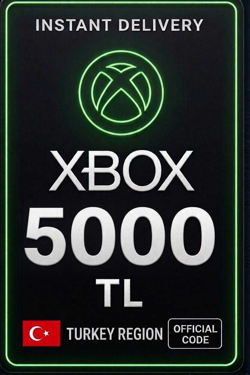 Xbox 5000 TL Hediye Kartı ( Türkiye )