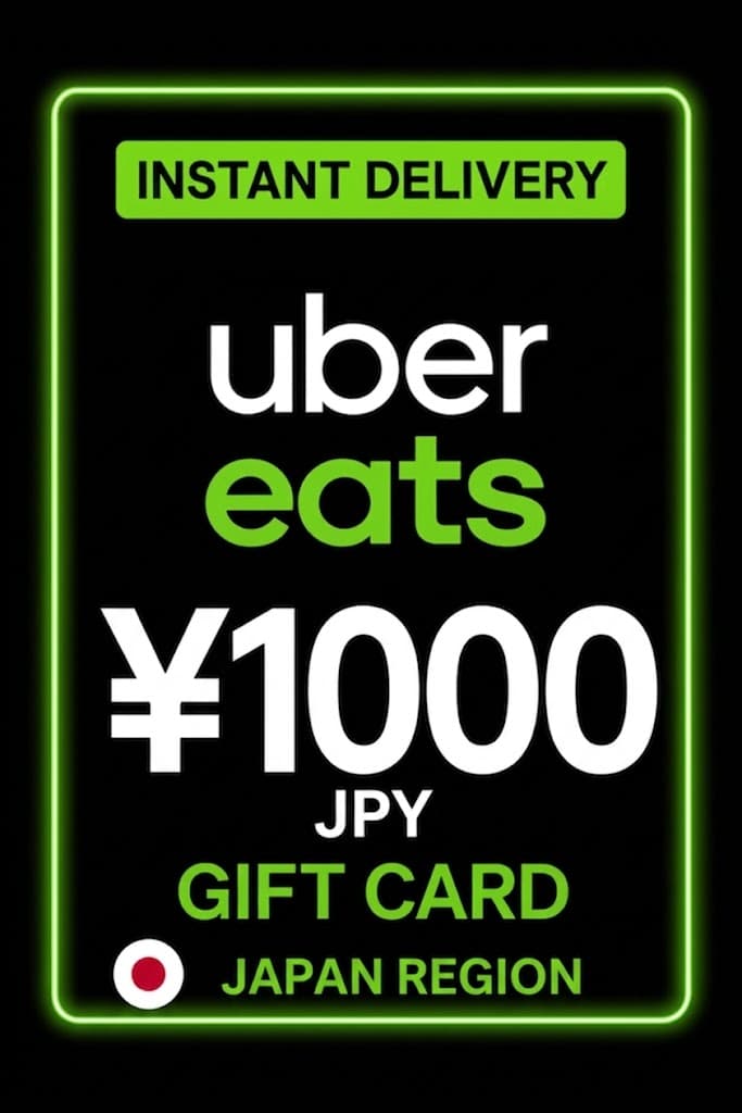 Uber & Uber Eats JP 1000 JPY