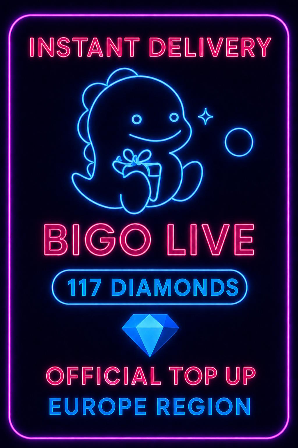 Bigo Live - 117 Diamonds (Top-Up) (EU)