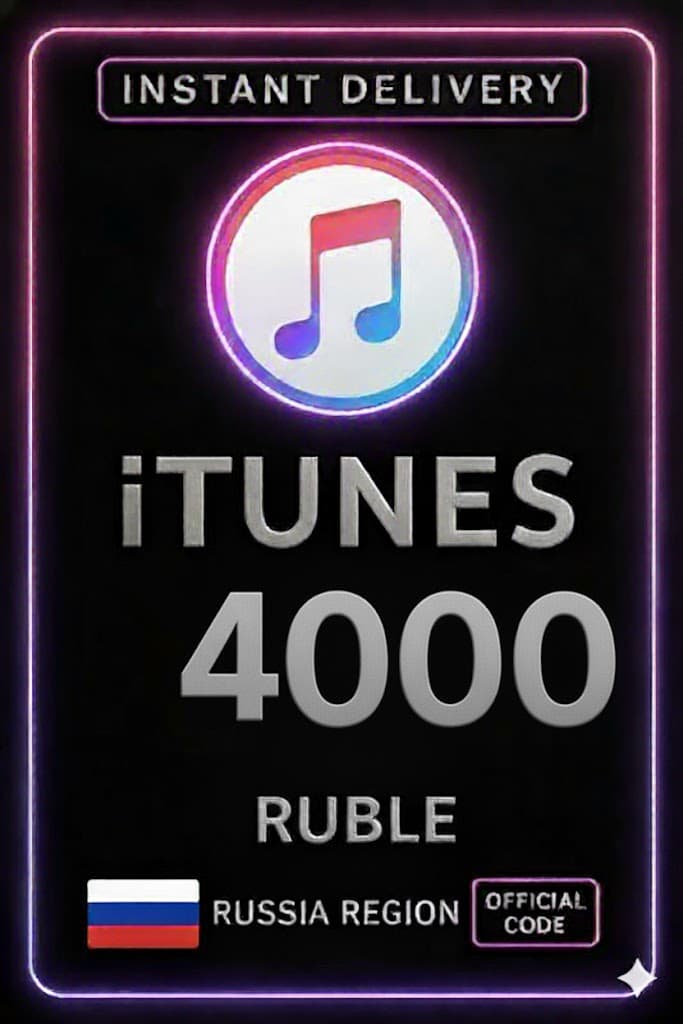 iTunes Gift Card 4000 Rubles