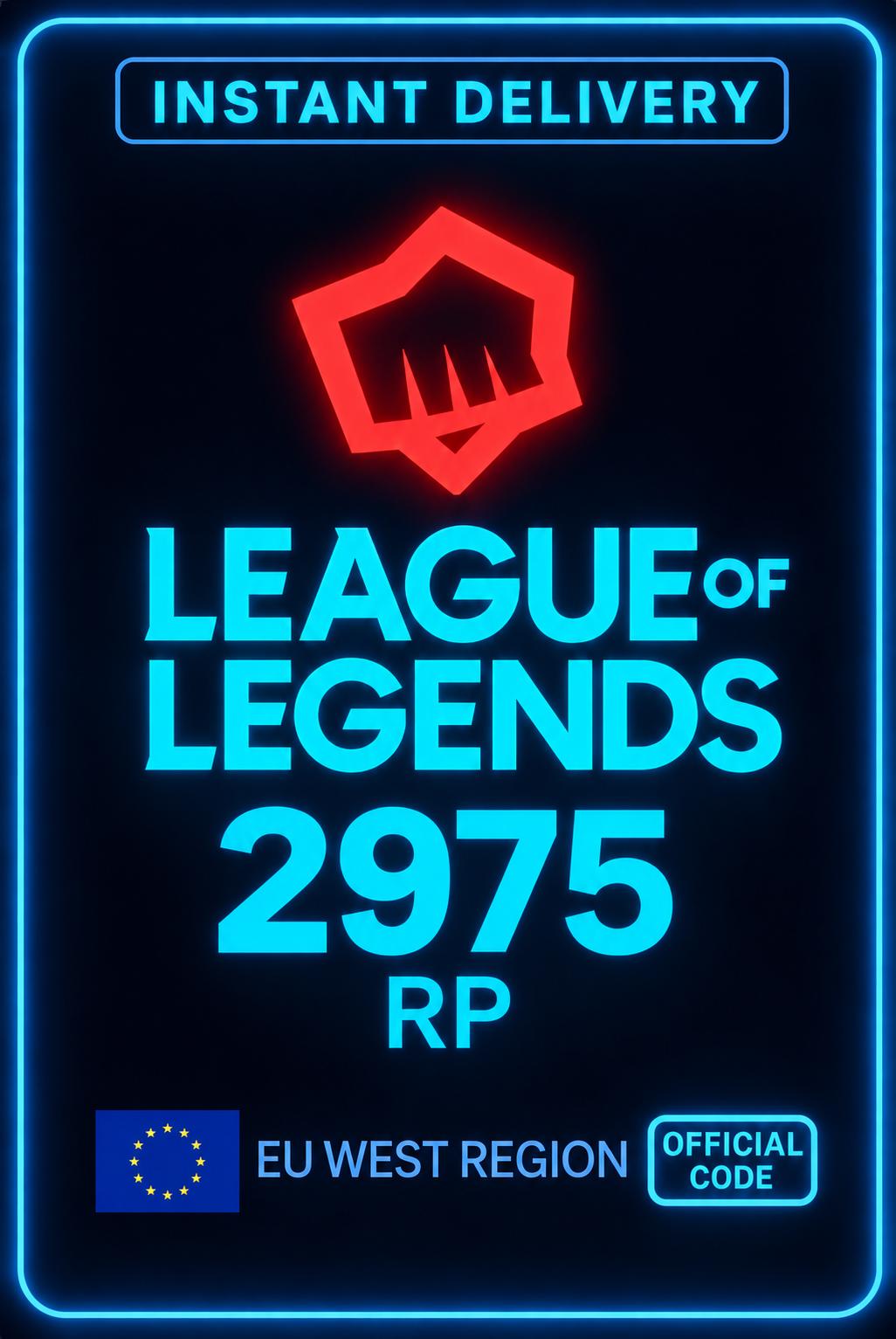 League of Legends - 2975 RP (EU West Server)
