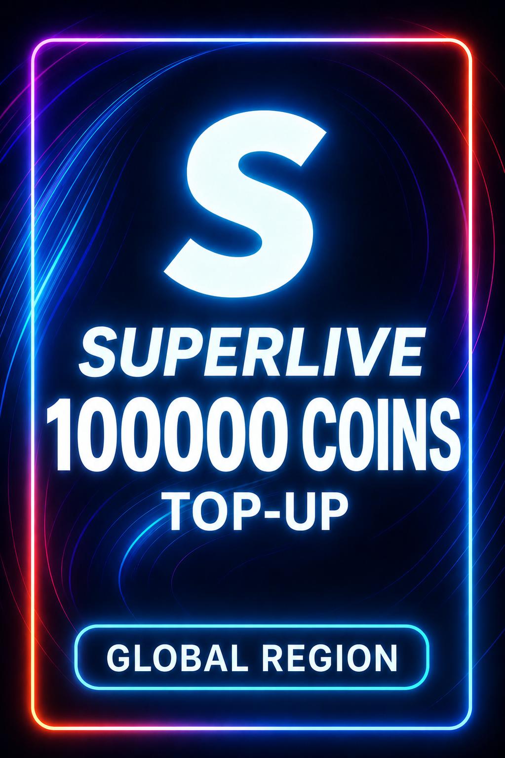 SuperLive 100.000 Coins Top-Up (Global)