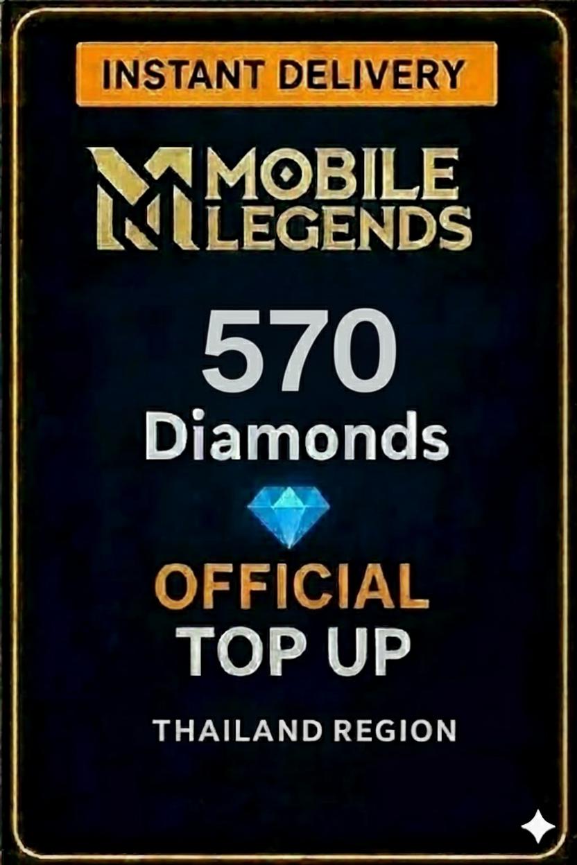 Mobile Legends - 570 Διαμάντια Top-Up (Ταϊλάνδη)