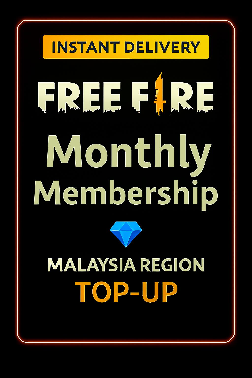 Recarga de Membresía Mensual de Free Fire (Malasia)