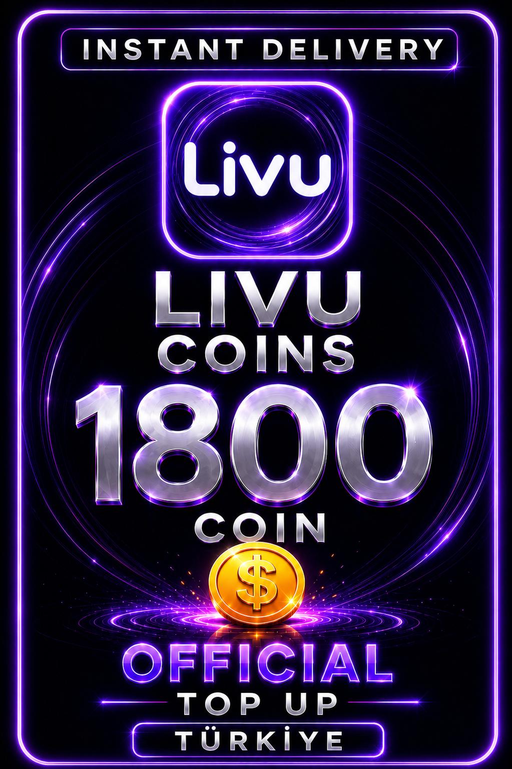LivU - 1800 Coins Top Up (Turkey)