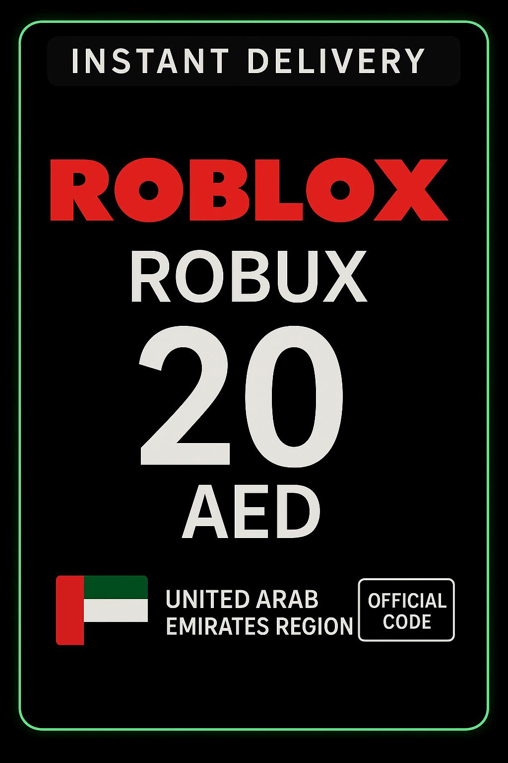 Roblox 20 AED Արաբական Միացյալ Էմիրություններ