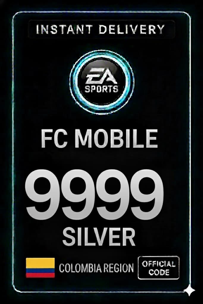 FC Mobile 9999 արծաթ Նվեր Քարտ - Կոլումբիա