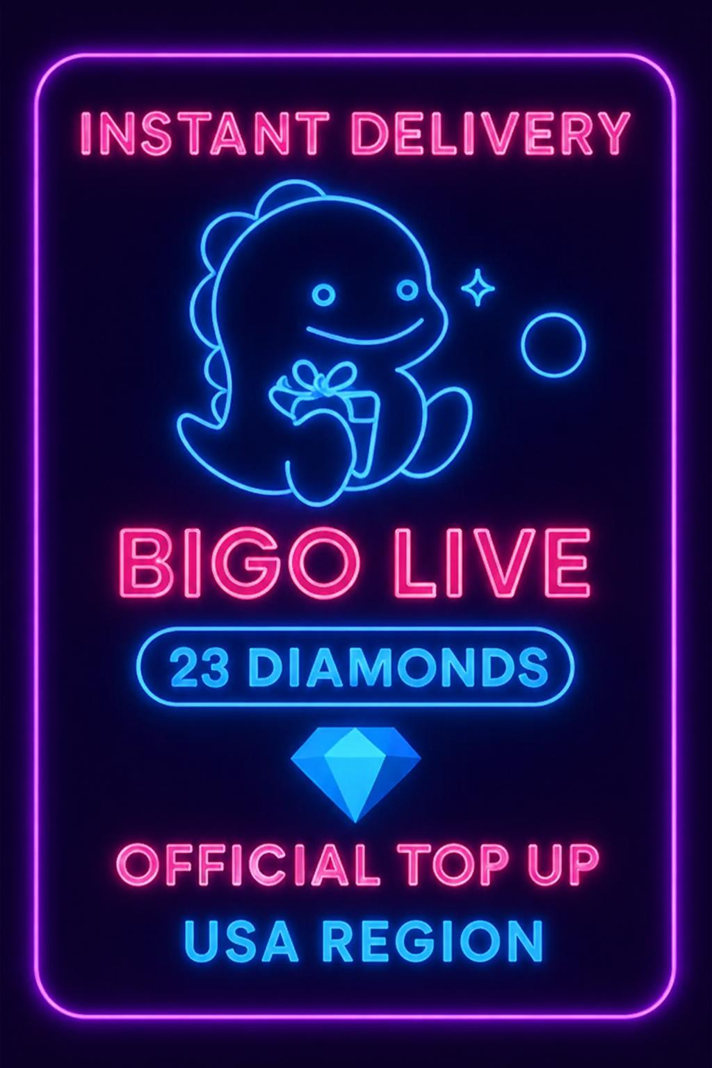 Bigo Live - 23 Diamonds (Top-Up) (US)