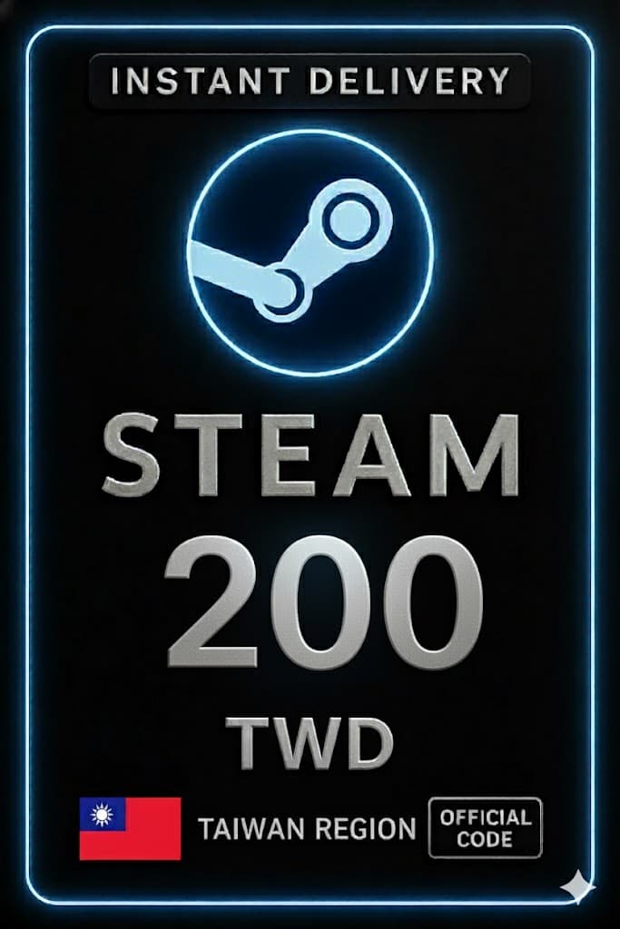 Steam Wallet Թայվան 200 TWD