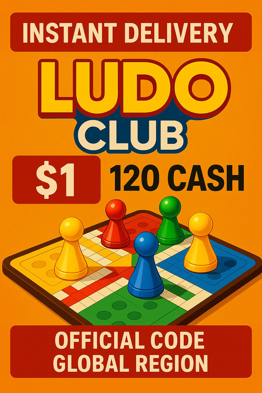 Câu lạc bộ Ludo - 120 Tiền mặt (Toàn cầu)