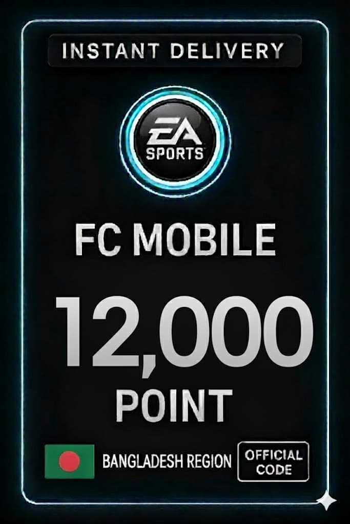 FC Mobile 12000 Points Gift Card - Bangladesh