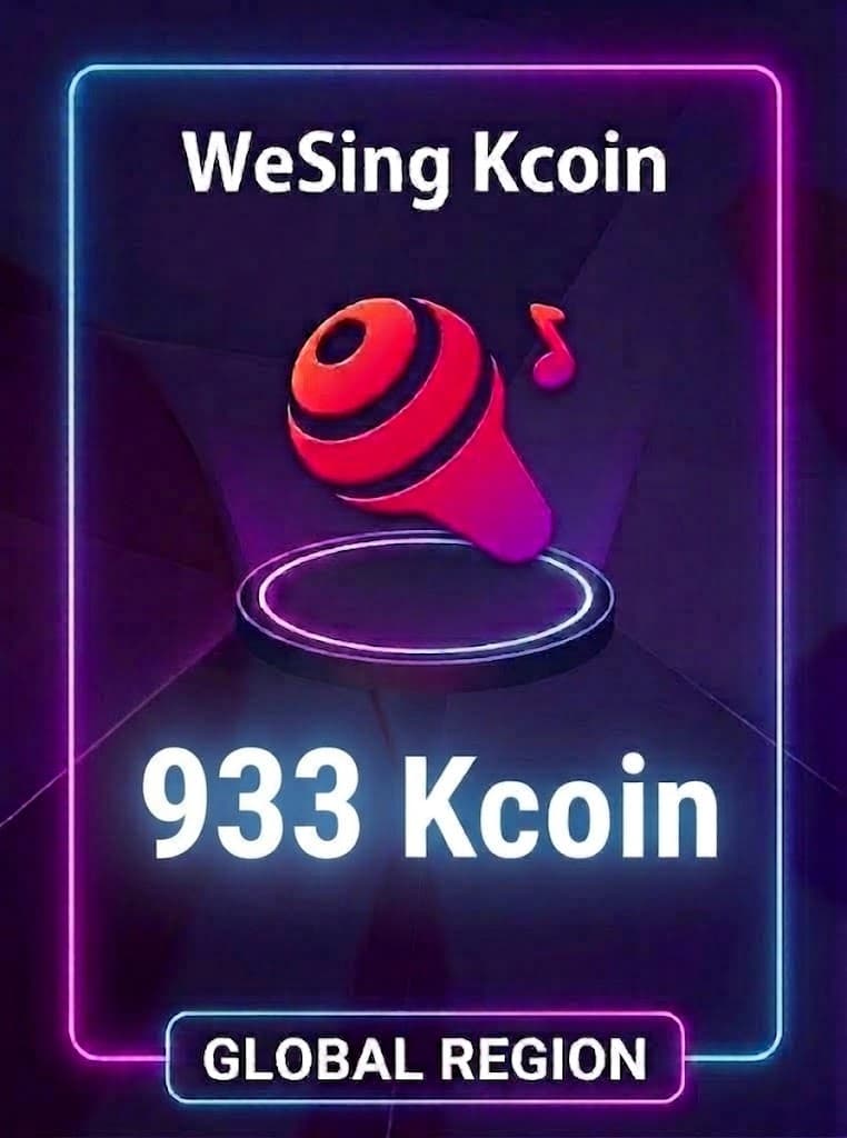 WeSing - 933 Kcoin Topup