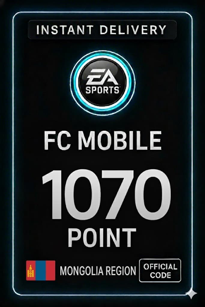 FC Mobile 1070 Punktów Karta Podarunkowa - Mongolia