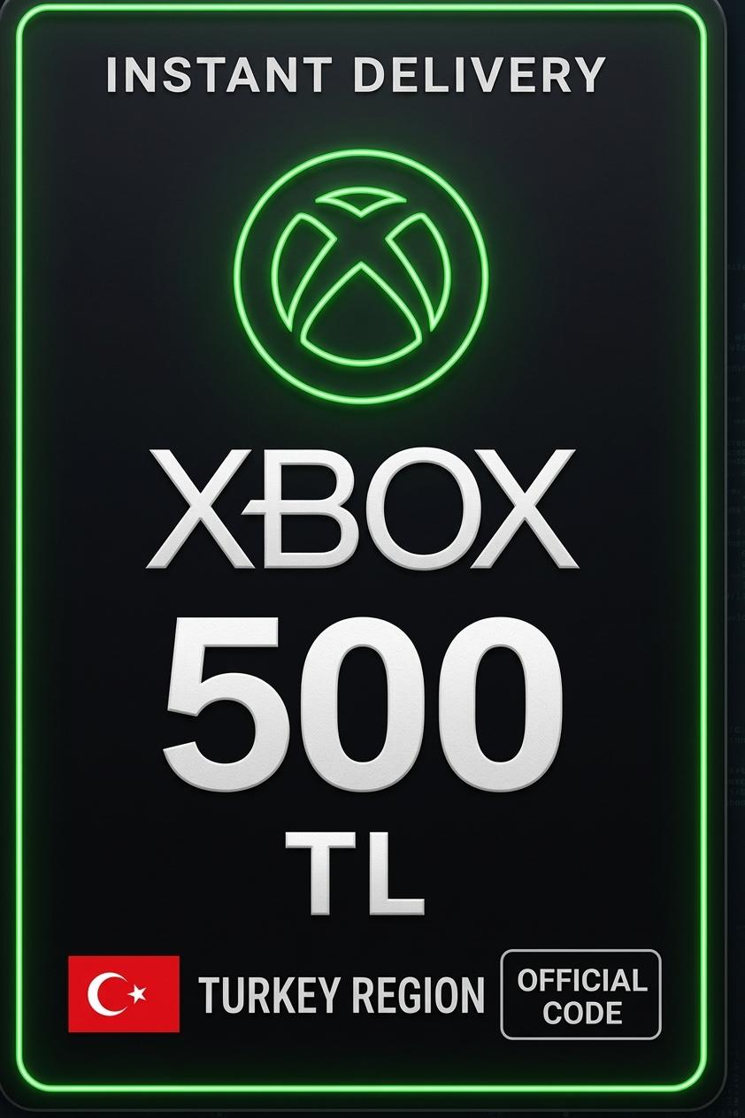 Xbox 500 TL Hediye Kartı ( Türkiye )