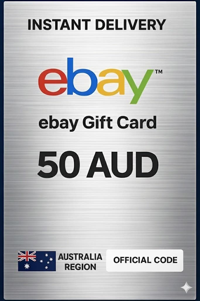כרטיס מתנה של eBay 50 AUD