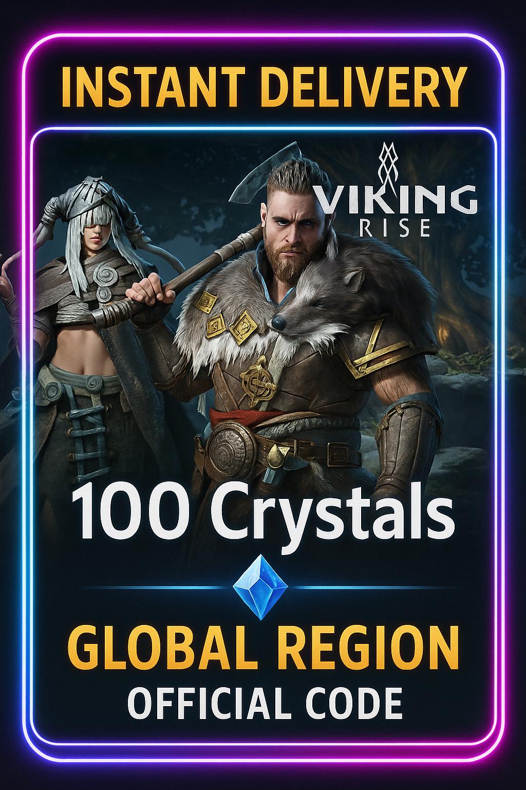 Viking Rise - 100 Crystals (عالمي)