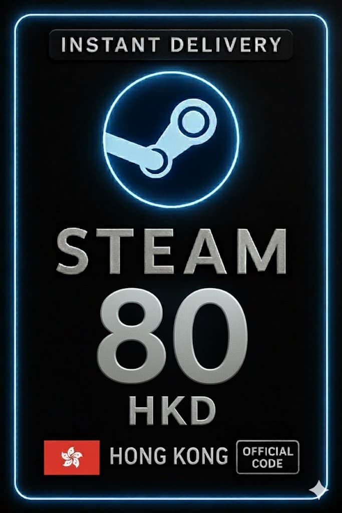 Steam Wallet Card 80 HKD