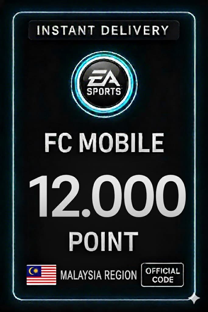 FC Mobile 12000 Points Gift Card - Malaysia
