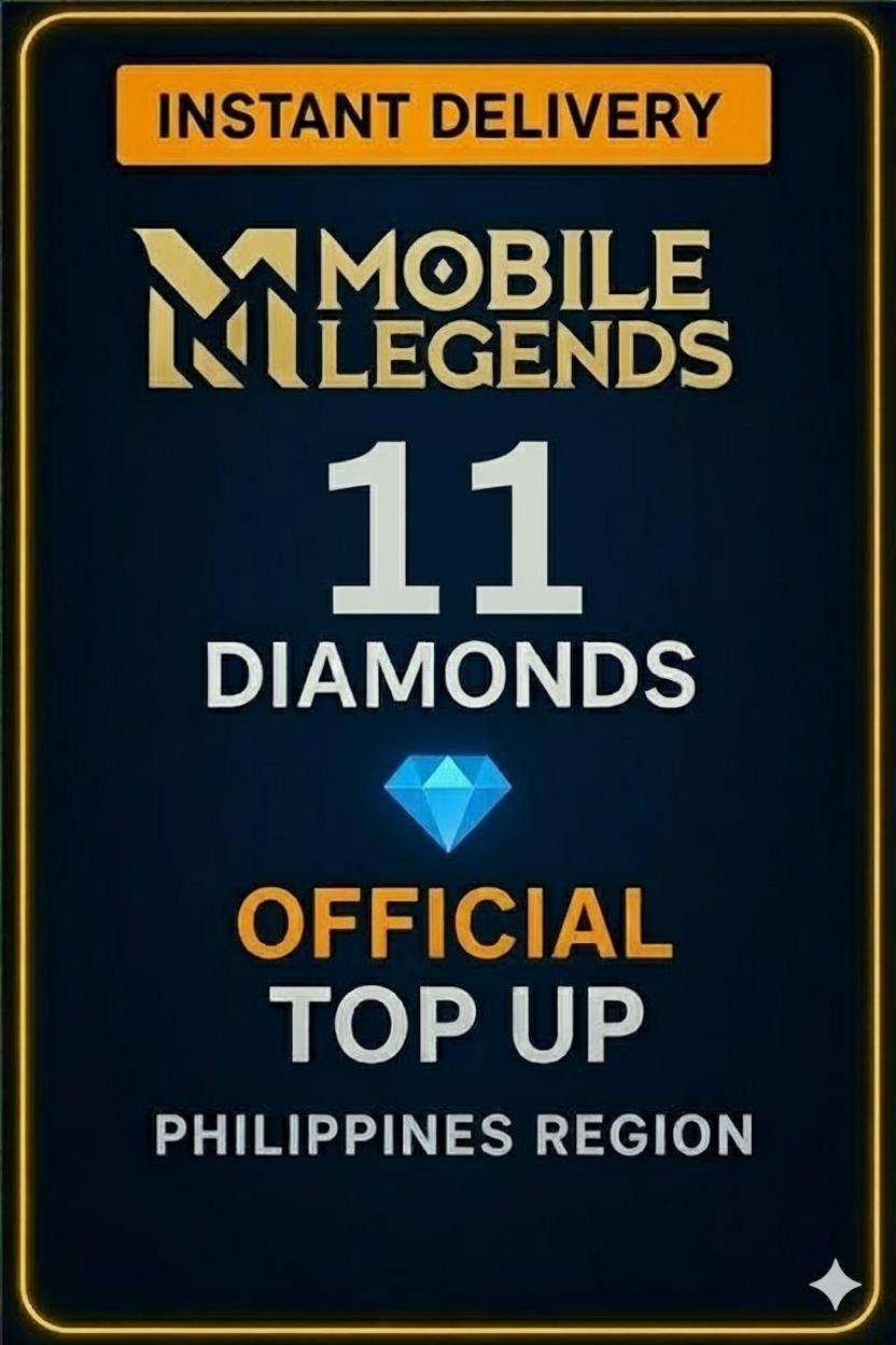 Mobile Legends - 11 Diamonds Top-Up [Philippines]
