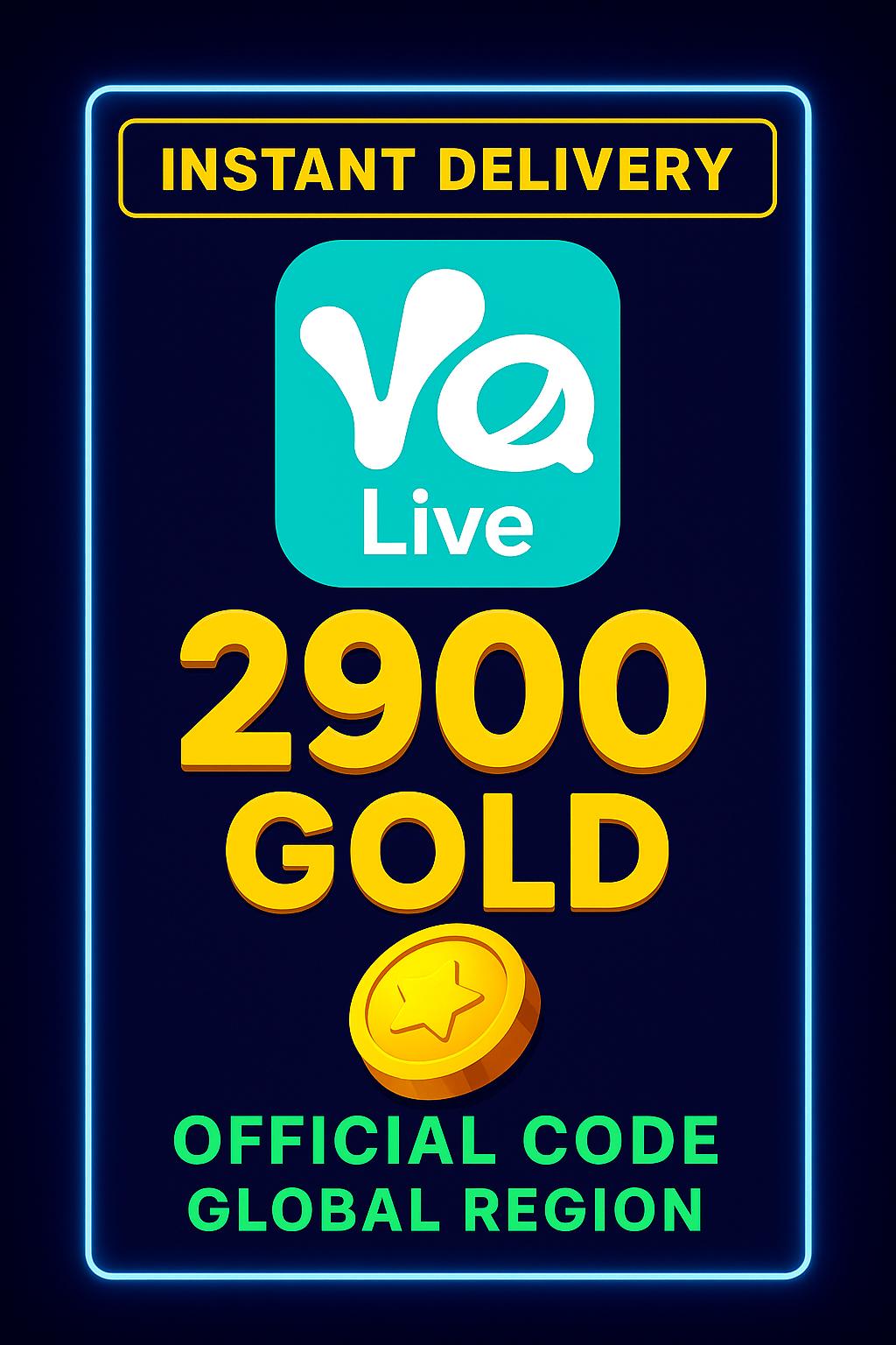 Yalla Live - 2900 Gold