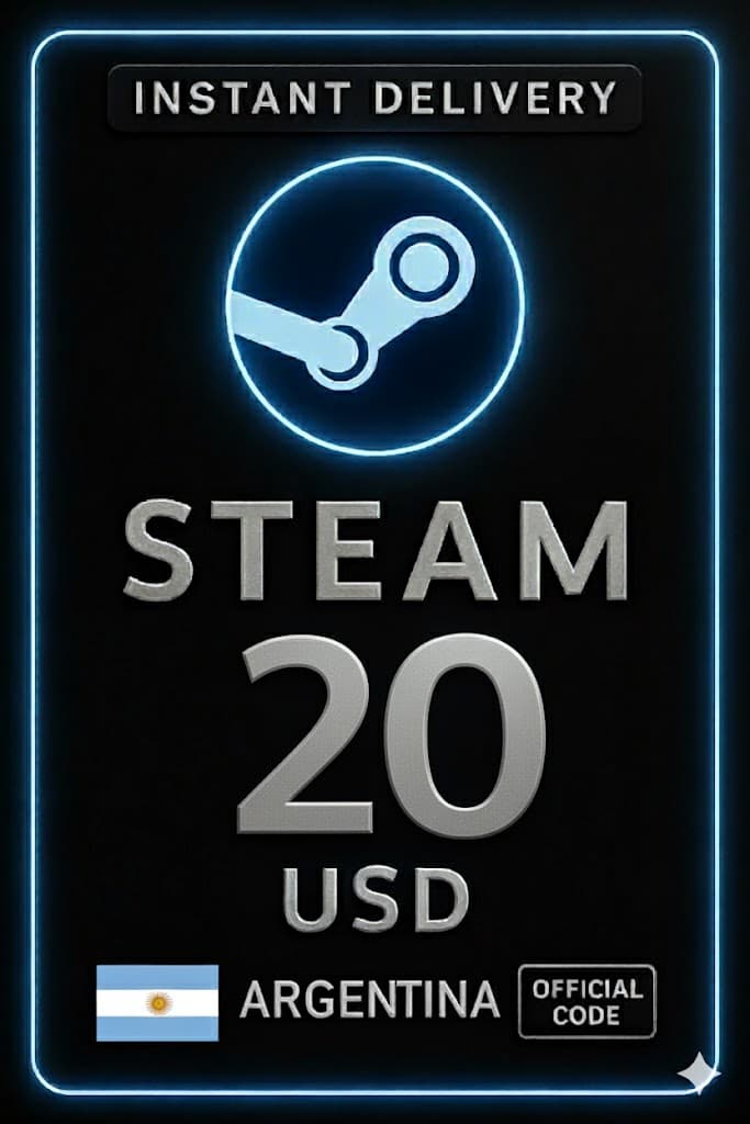 Código de Wallet de Steam - 20 USD (Argentina)