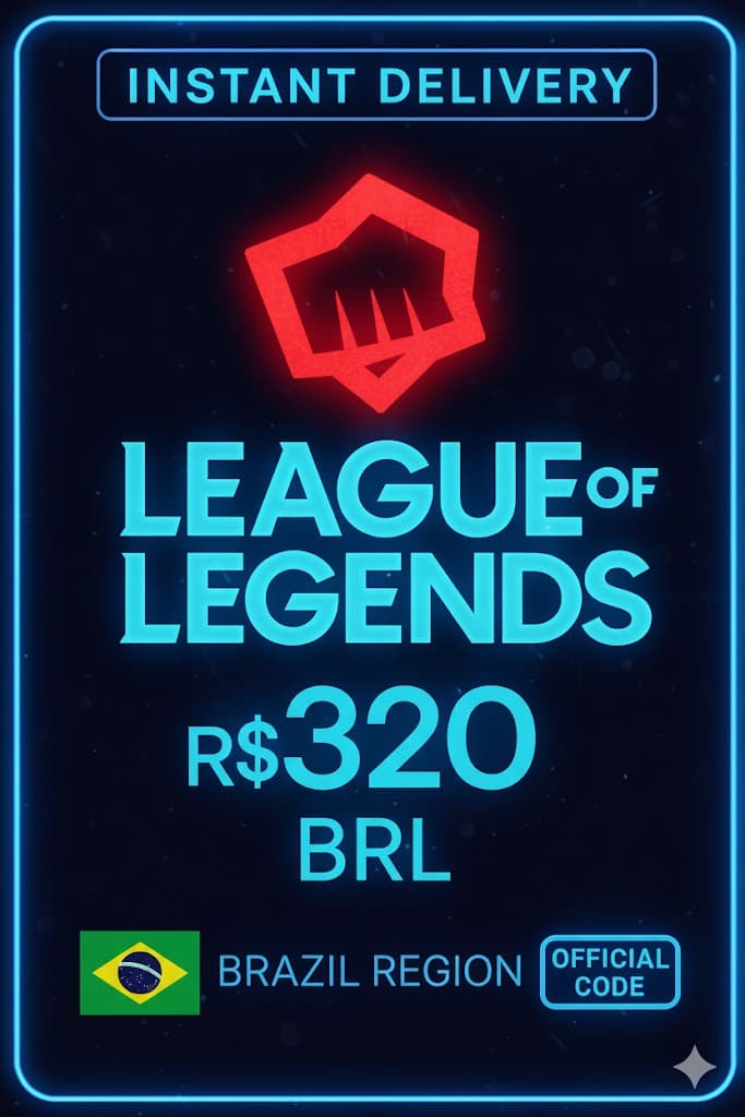 Riot ক্যাশ R$320 - 11240 RP