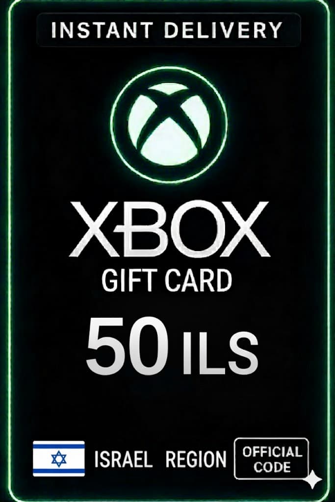 XBOX Live картасы Израиль - 50 ILS