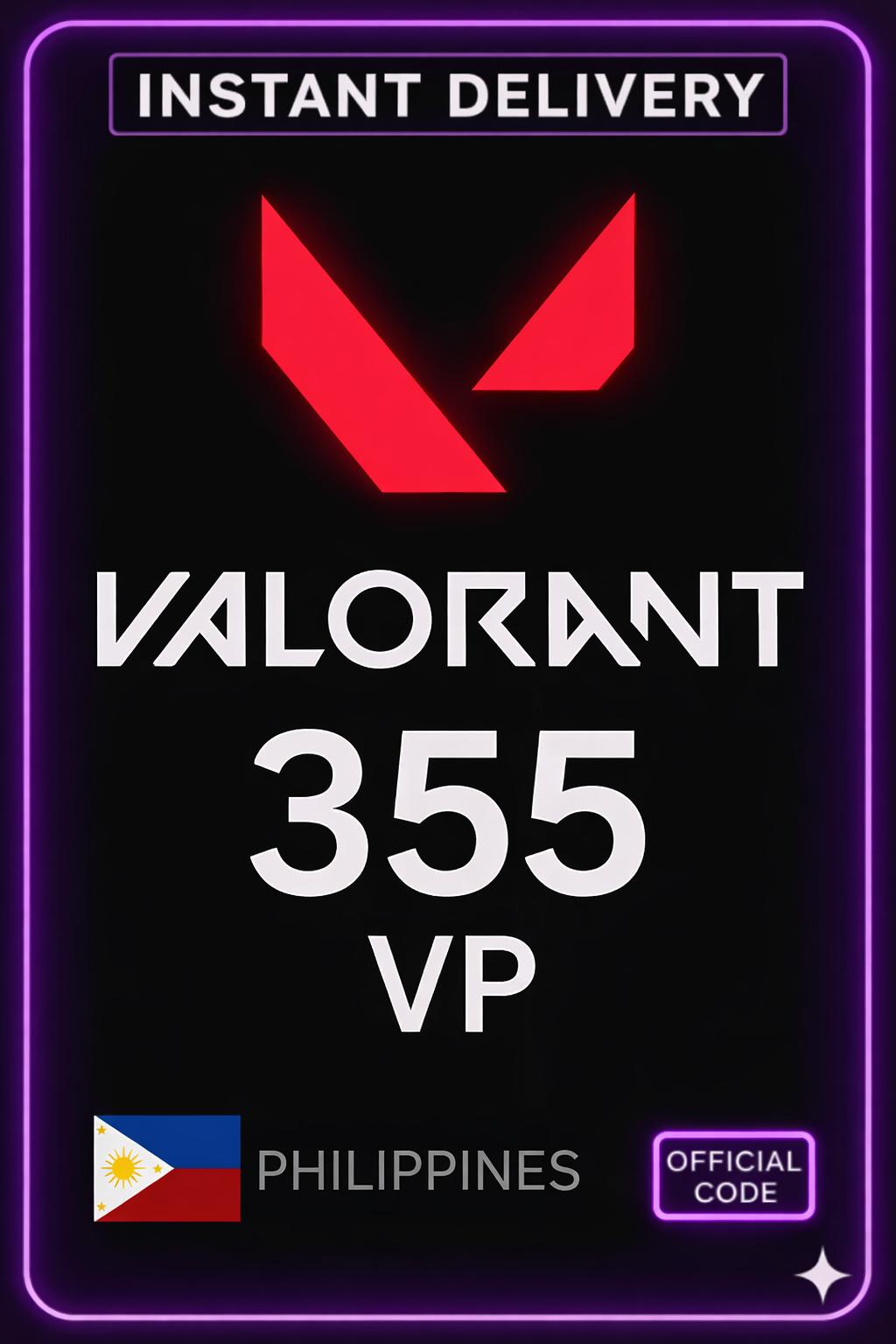 Valorant Points - 355 VP (Philippines)