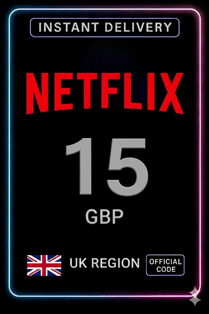 Netflix Gift Card 15 GBP UK