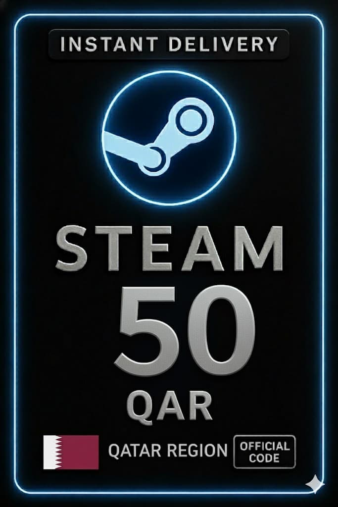 Code de portefeuille Steam 50 riyals qatari