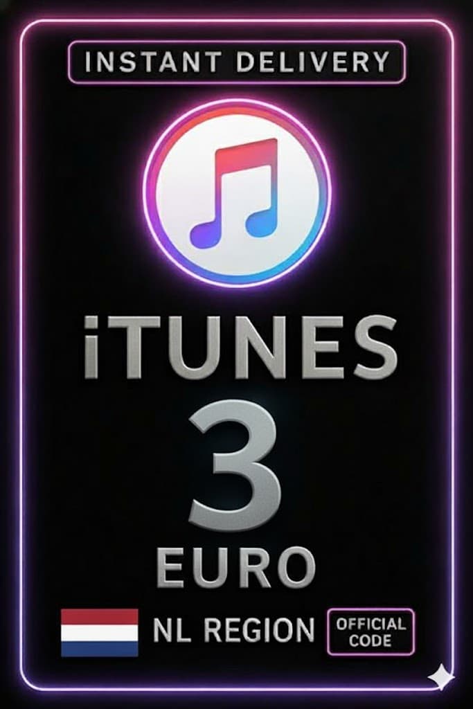 iTunes Gift Card 3 EUR NL