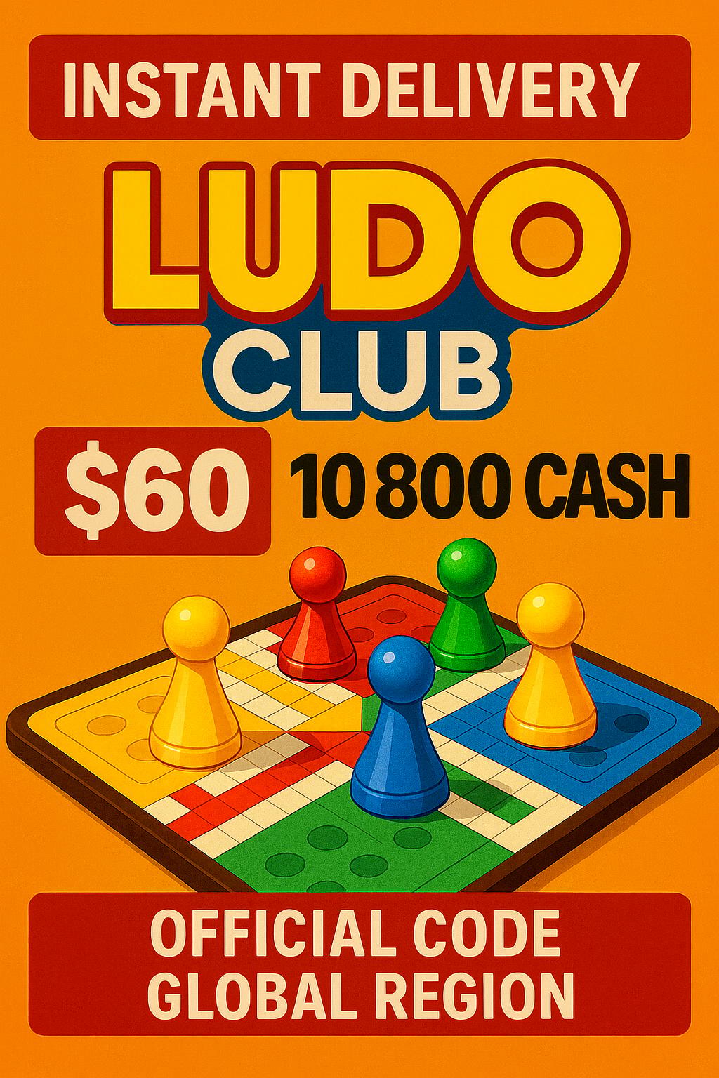 Ludo Club - 10.800 Tiền mặt (Toàn cầu)