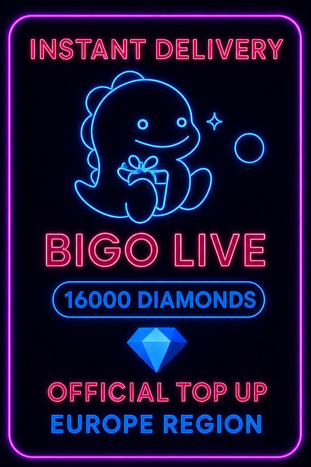 Bigo Live - 16000 Diamonds (Top-Up) (EU)