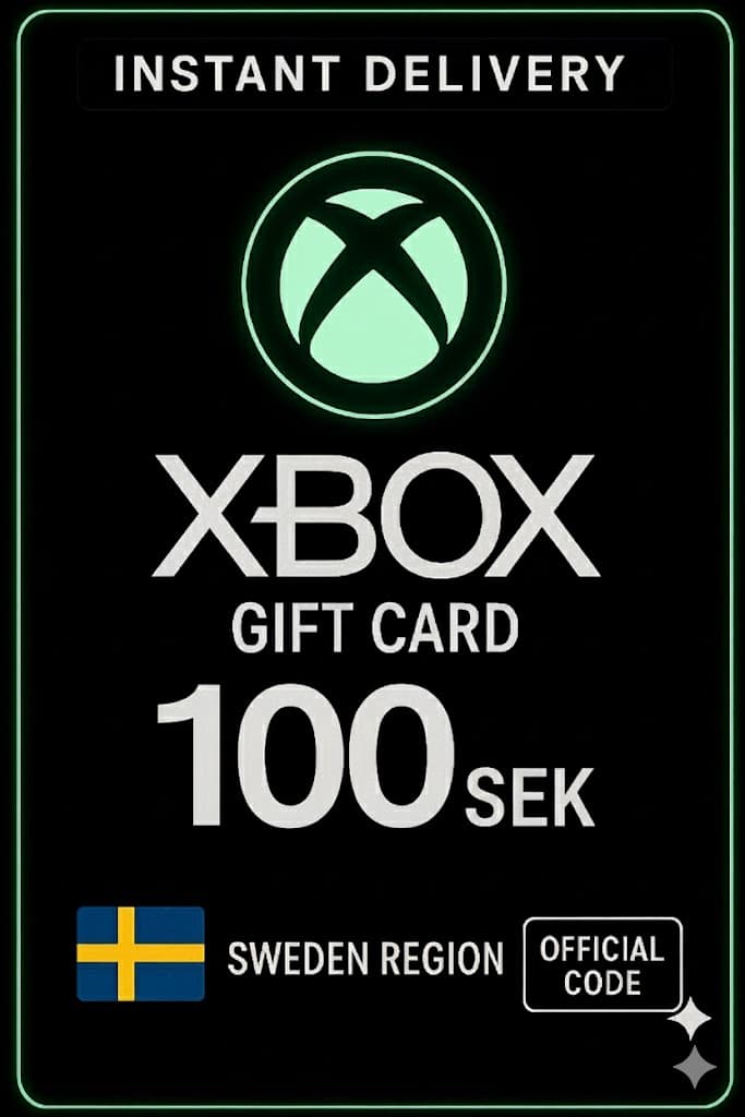 כרטיס מתנה ל-XBox Live שוודיה - 100 קרונות שוודיות