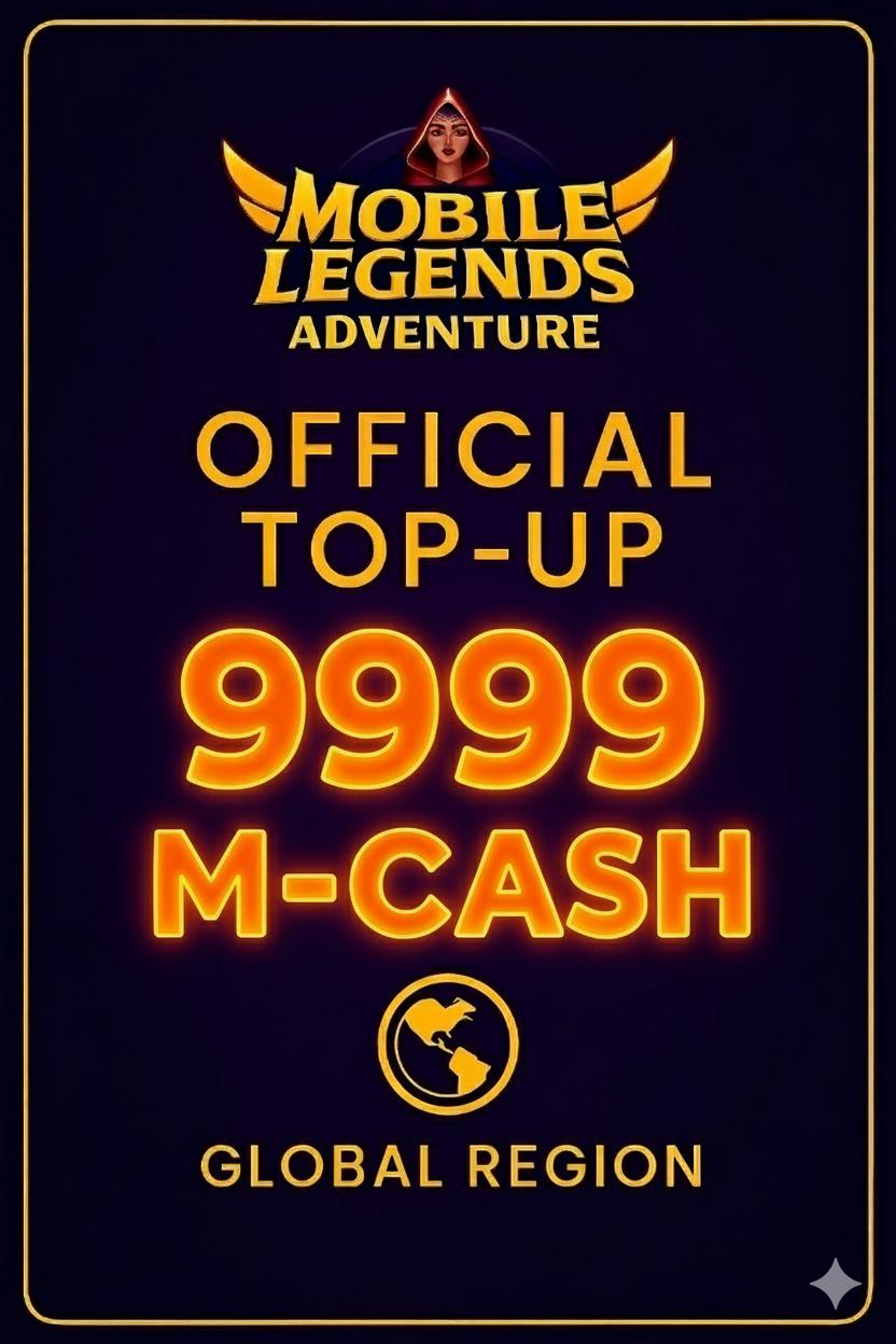 Mobile Legends Adventure 9999 M-Cash (Top-Up)