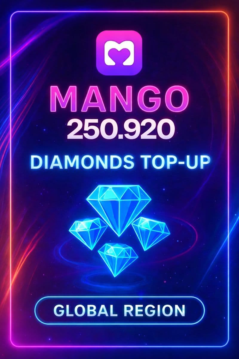 Mango Live - 250.920 Diamonds Top-Up (Global)