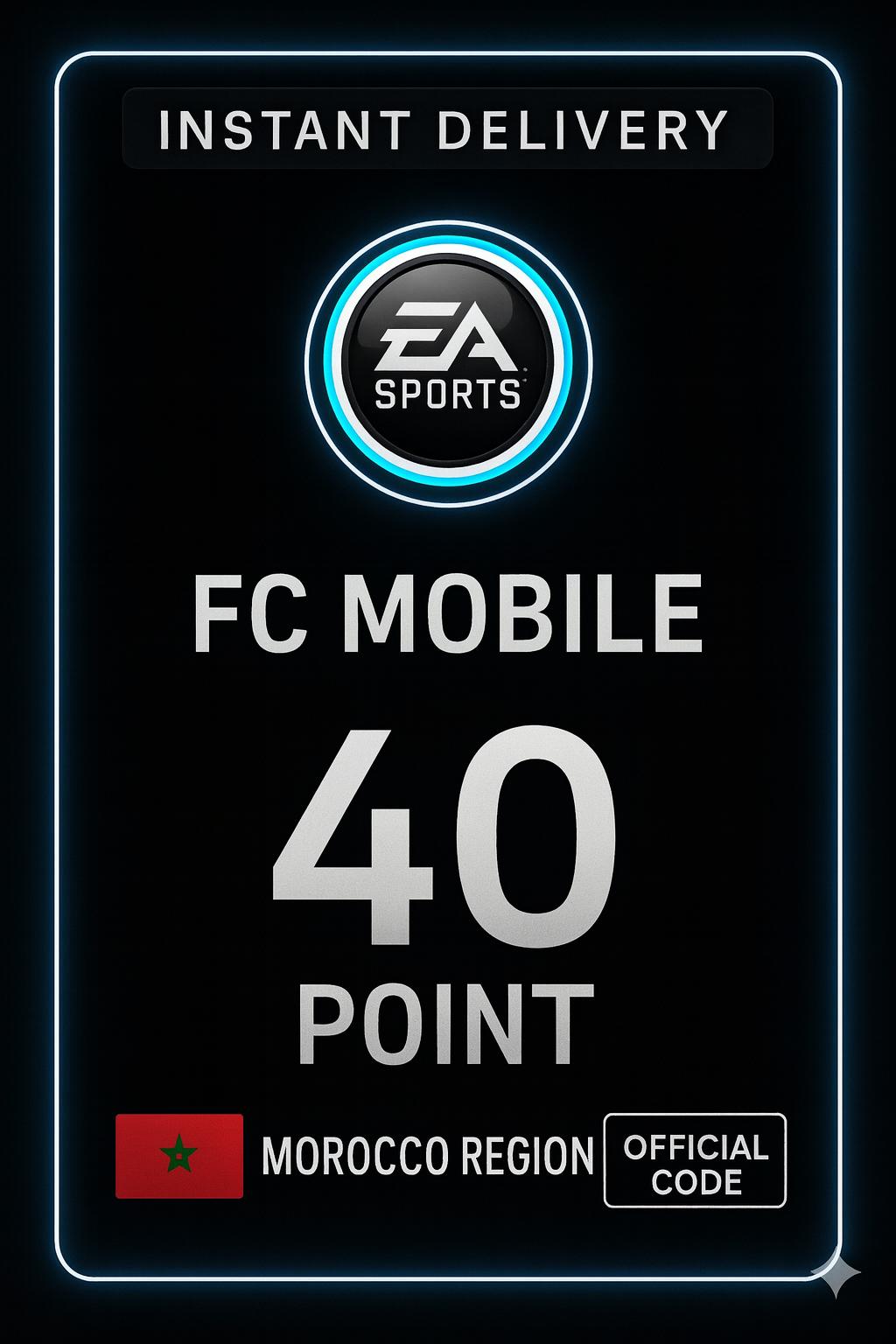 FC mobile 40 միավոր Նվեր Քարտ - Մարոկո