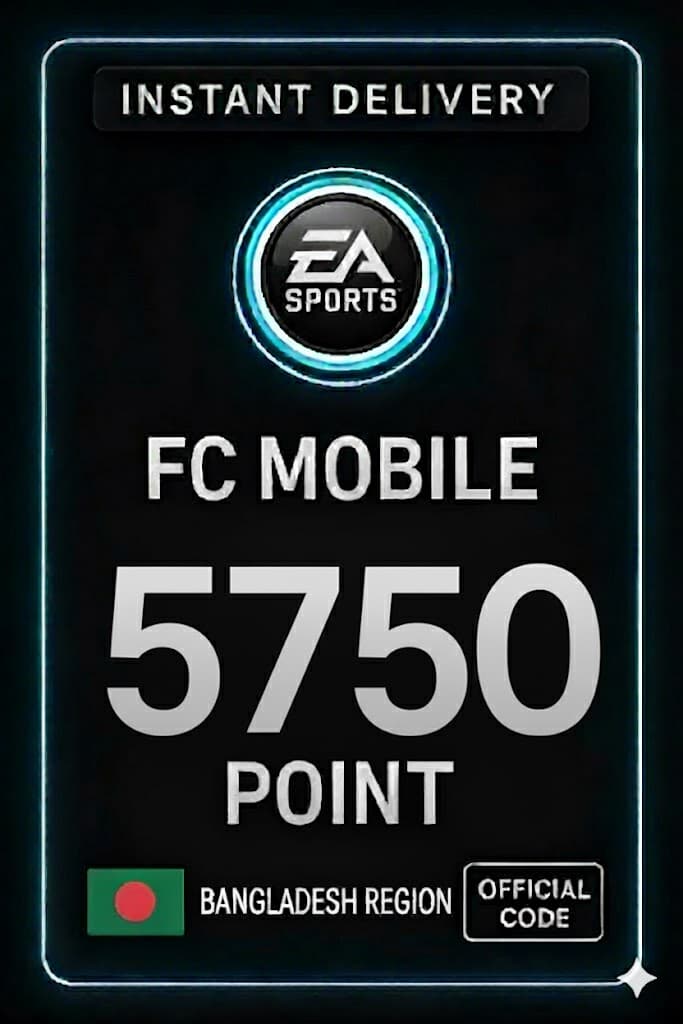 FC Mobile 5750 Points Gift Card - Bangladesh