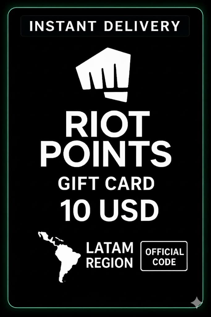 Riot Points Latam Amerika - 10 USD