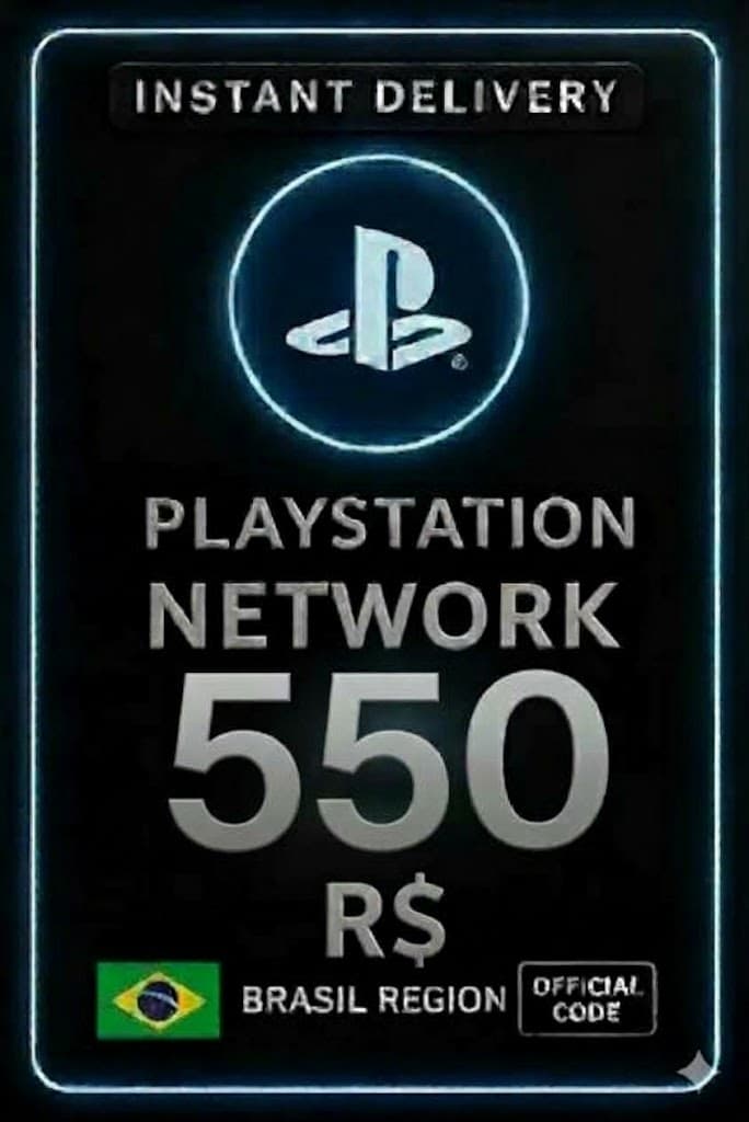 Playstation PSN Card BR - R$550