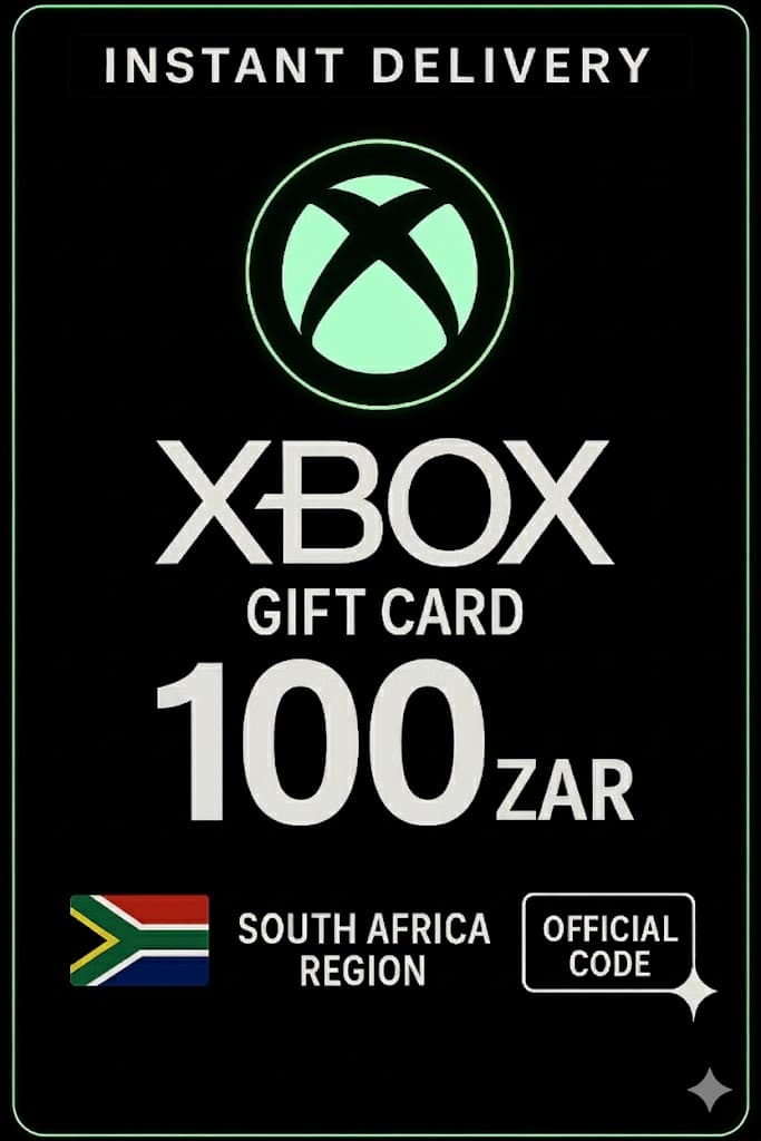 Xbox Live Hədiyyə Kartı 100 ZAR Cüzdan
