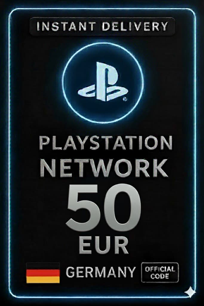 Playstation PSN kort 50 evrur DE
