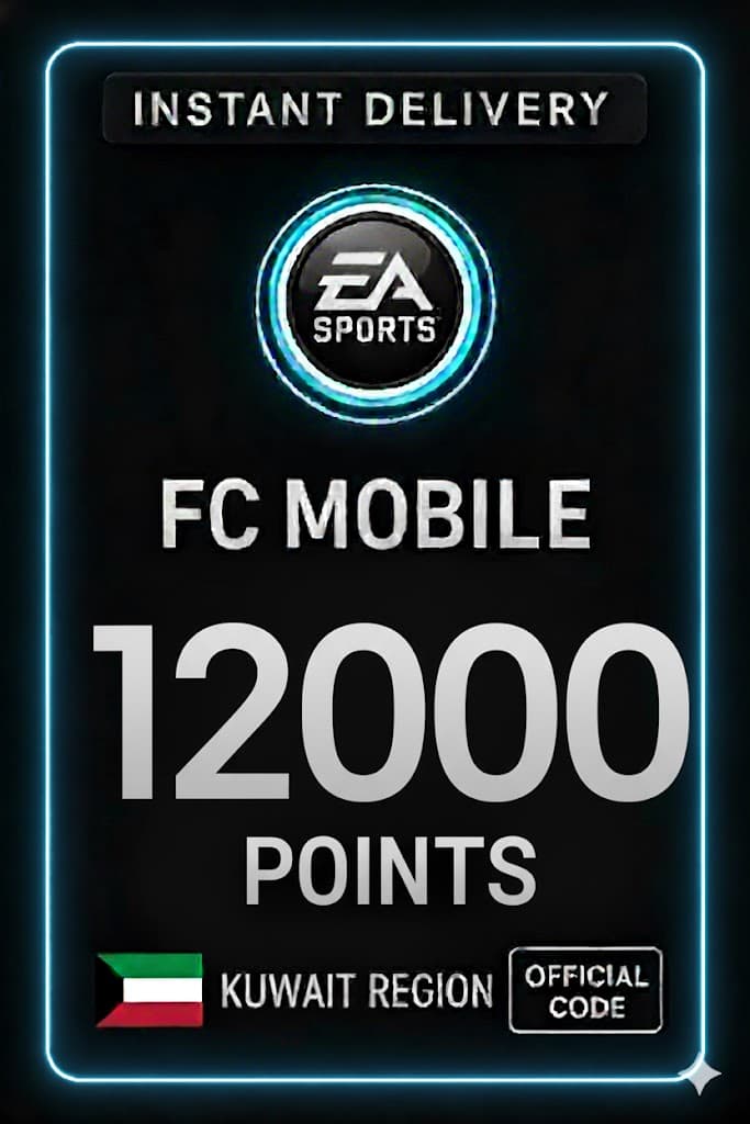 FC Mobile 12000 ұпай Сыйлық картасы - Кувейт