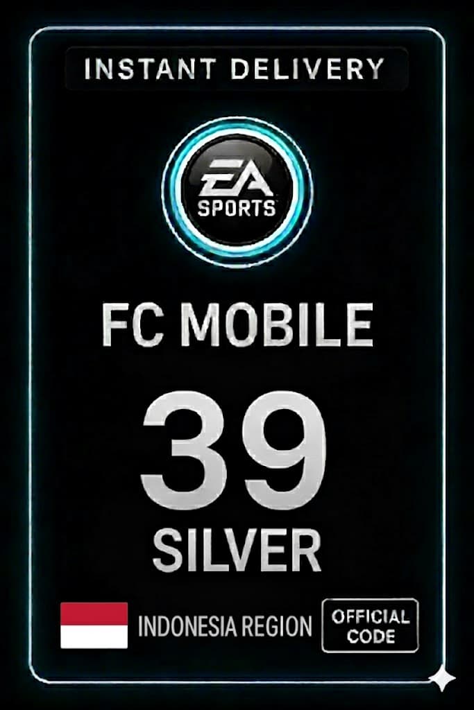 FC Mobile 39 Ezüst Ajándékkártya - Indonézia