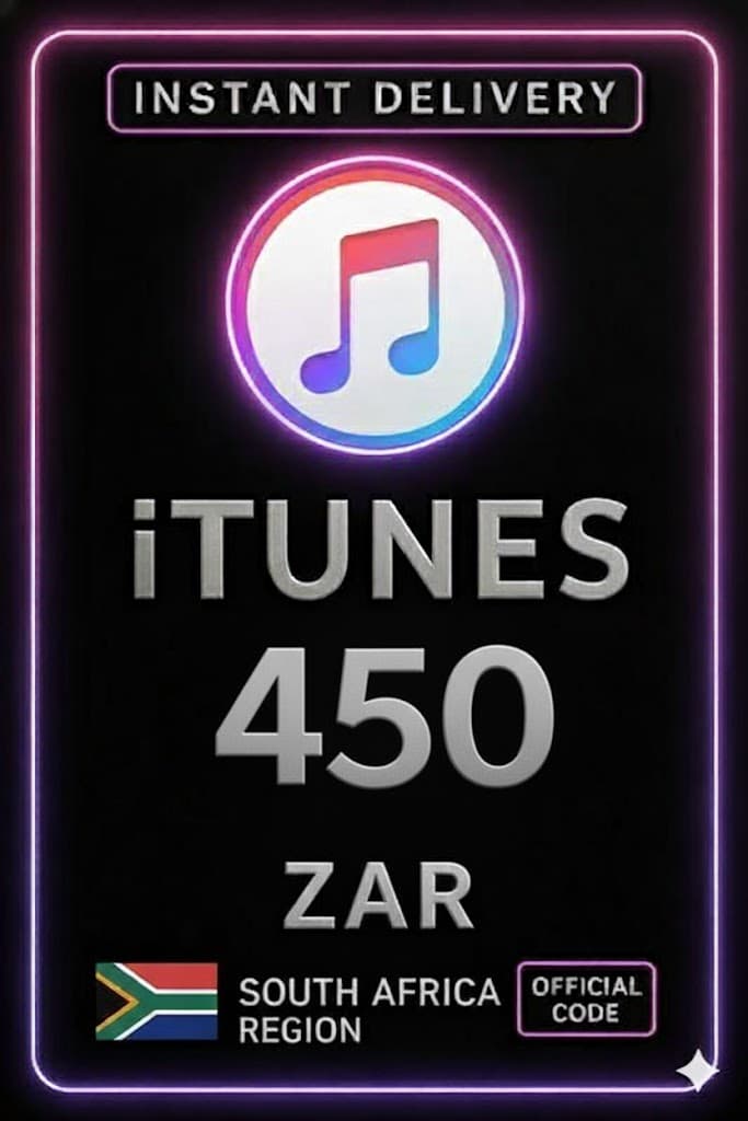 아이튠즈 기프트 카드 450 ZAR ZA