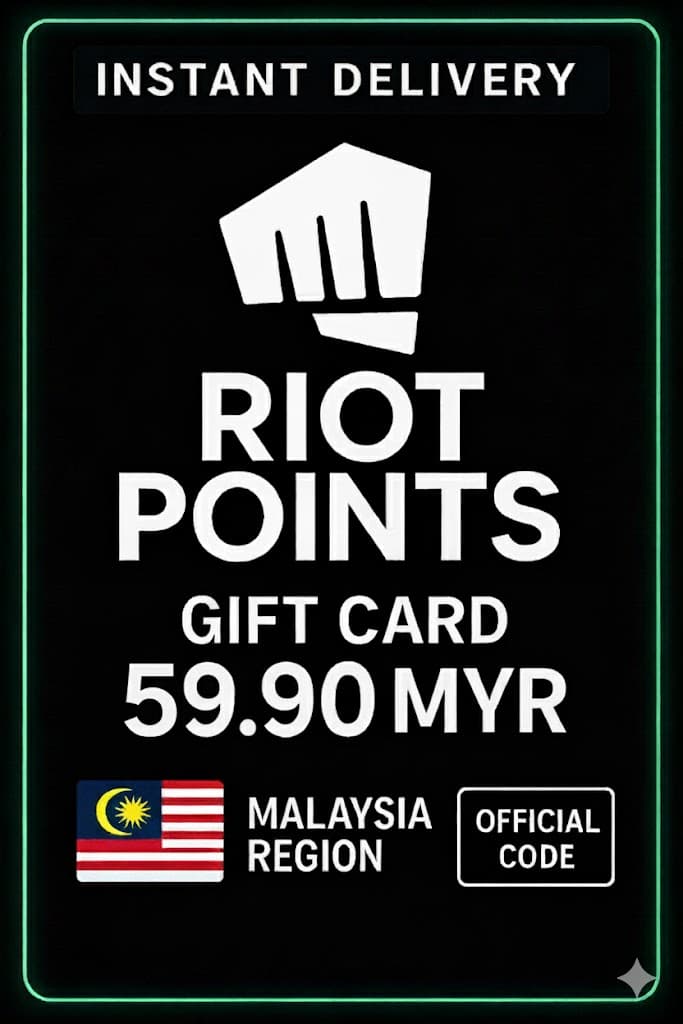Riot Access Μαλάσσία - 59.90 MYR Δωροκάρτα