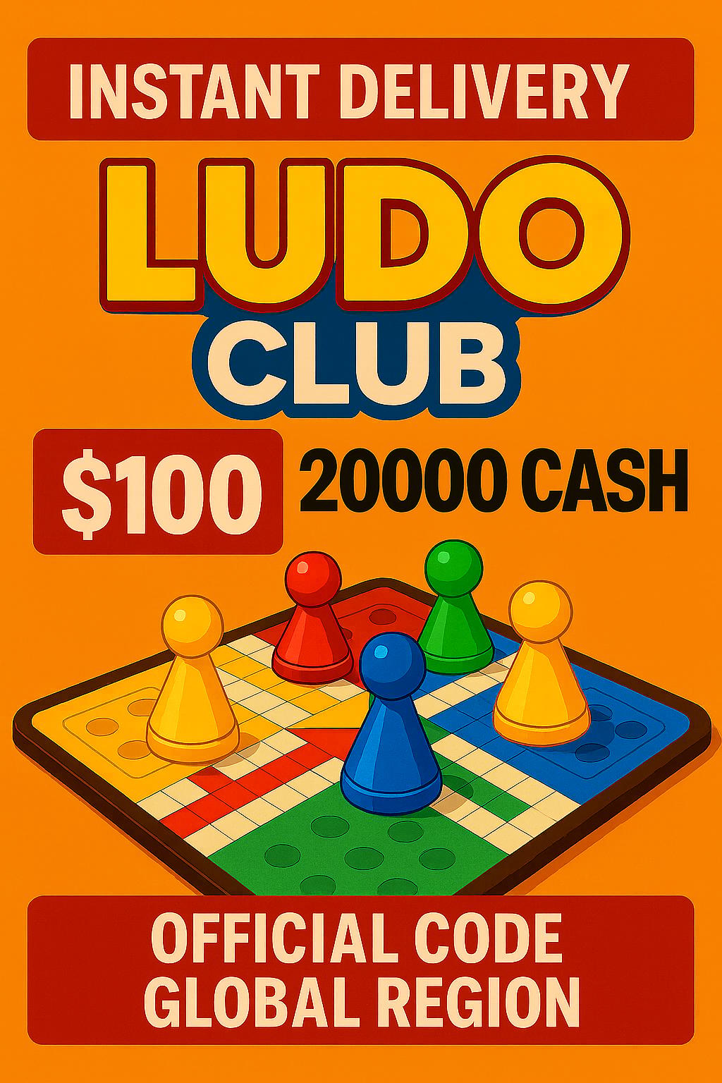 Ludo Club - 20.000 Tiền mặt (Toàn cầu)