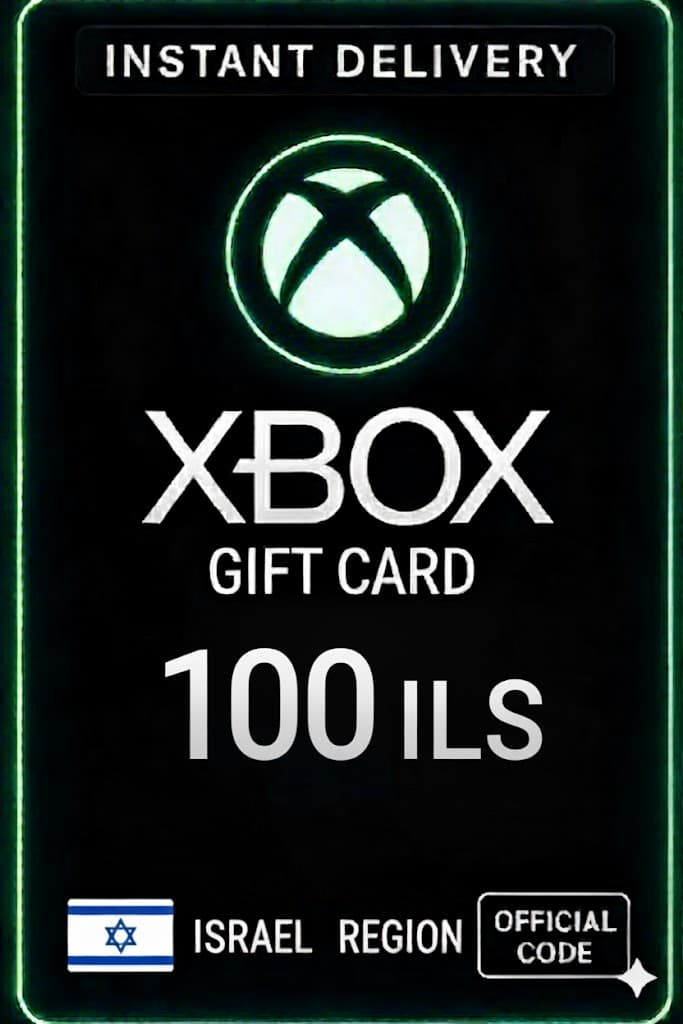 XBOX Live картасы Израиль - 100 ILS